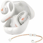 A Pair Of White Plastic Over-ear Headphones