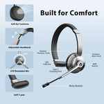 Single-ear Base-mounted Over-ear Wireless Noise-canceling Communication Headset