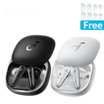 A Pair Of White Plastic Over-ear Headphones