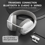 Bluetooth 24G Triple-mode Wired Lightweight Over-ear Headset